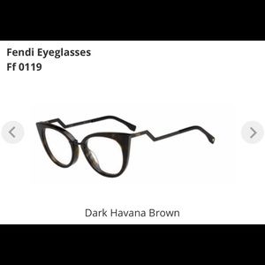 Fendi eyeglasses Dark Havana